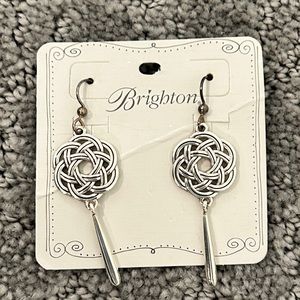 Brighton Interlock Eternity Circle French Wire Earrings